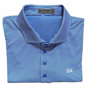 G/FORE Men‎ Sz XL Pullover Navy Striped Polo